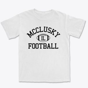 Mcclusky Illinois Football Premium Heavyweight T-shirt