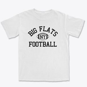 Big Flats New York Football Premium Heavyweight T-shirt