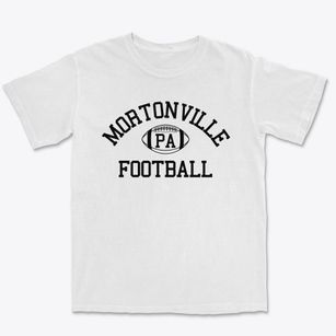 Mortonville Pennsylvania Football Premium Heavyweight T-shirt