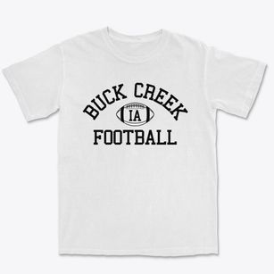 Buck Creek Iowa Football Premium Heavyweight T-shirt