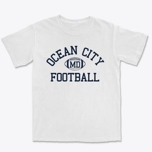 Ocean City Maryland Football Premium Heavyweight T-shirt
