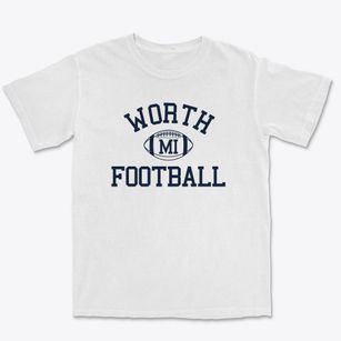 Worth Michigan Football Premium Heavyweight T-shirt