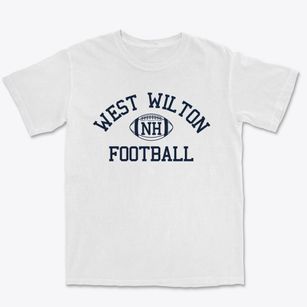 West Wilton New Hampshire Football Premium Heavyweight T-shirt
