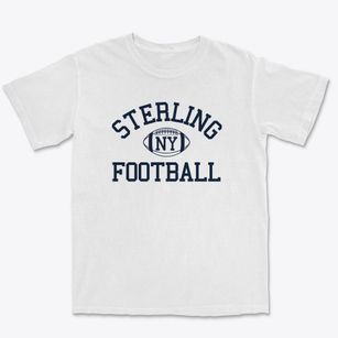 Sterling New York Football Premium Heavyweight T-shirt