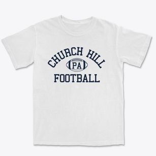 Church Hill Pennsylvania Football Premium Heavyweight T-shirt