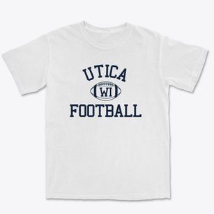 Utica Wisconsin Football Premium Heavyweight T-shirt