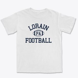 Lorain Pennsylvania Football Premium Heavyweight T-shirt