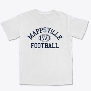 Mappsville Virginia Football Premium Heavyweight T-shirt