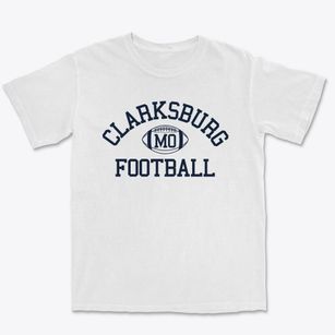 Clarksburg Missouri Football Premium Heavyweight T-shirt