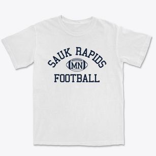 Sauk Rapids Minnesota Football Premium Heavyweight T-shirt