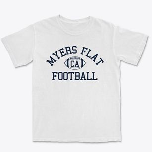 Myers Flat California Football Premium Heavyweight T-shirt