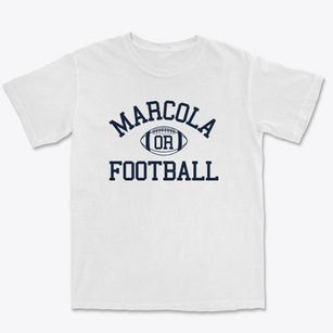 Marcola Oregon Football Premium Heavyweight T-shirt