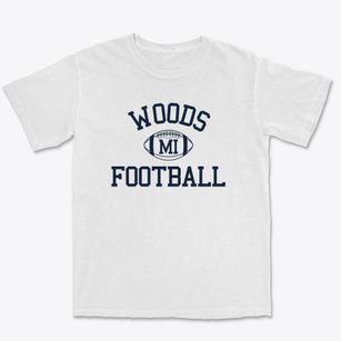 Woods Michigan Football Premium Heavyweight T-shirt
