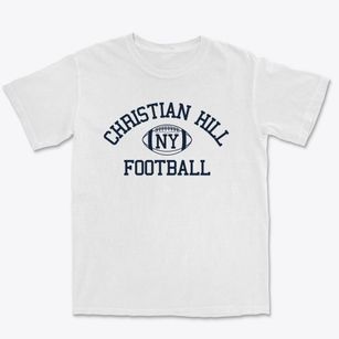 Christian Hill New York Football Premium Heavyweight T-shirt