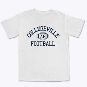 Collegeville Arkansas Football Premium Heavyweight T-shirt