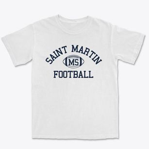 St. Martin Mississippi Football Premium Heavyweight T-shirt