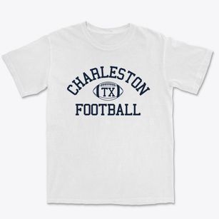 Charleston Texas Football Premium Heavyweight T-shirt