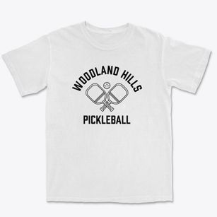 Woodland Hills North Carolina Pickleball Premium Heavyweight T-shirt