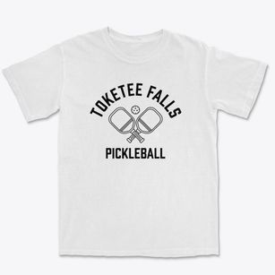 Toketee Falls Oregon Pickleball Premium Heavyweight T-shirt