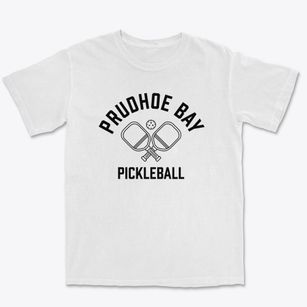 Prudhoe Bay Alaska Pickleball Premium Heavyweight T-shirt