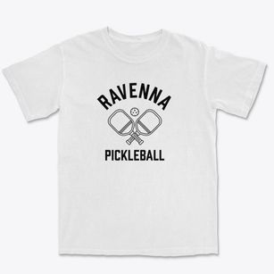 Ravenna Nebraska Pickleball Premium Heavyweight T-shirt