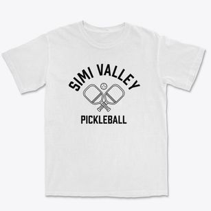 Simi Valley California Pickleball Premium Heavyweight T-shirt