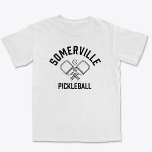 Somerville New Jersey Pickleball Premium Heavyweight T-shirt