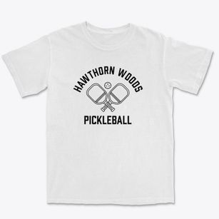 Hawthorn Woods Illinois Pickleball Premium Heavyweight T-shirt