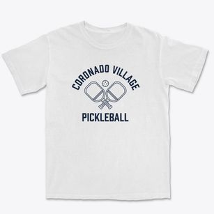 Coronado Village Arizona Pickleball Premium Heavyweight T-shirt