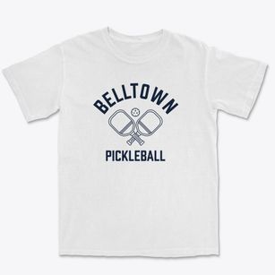 Belltown North Carolina Pickleball Premium Heavyweight T-shirt