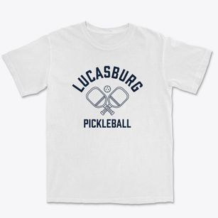 Lucasburg Ohio Pickleball Premium Heavyweight T-shirt
