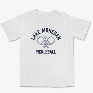 Lake Mohegan New York Pickleball Premium Heavyweight T-shirt