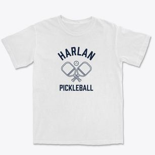 Harlan Michigan Pickleball Premium Heavyweight T-shirt
