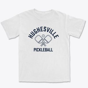 Hughesville New Jersey Pickleball Premium Heavyweight T-shirt