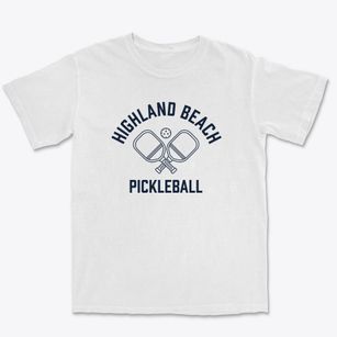 Highland Beach Florida Pickleball Premium Heavyweight T-shirt