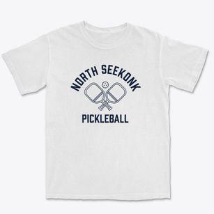 North Seekonk Massachusetts Pickleball Premium Heavyweight T-shirt