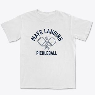 Mays Landing New Jersey Pickleball Premium Heavyweight T-shirt