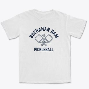 Buchanan Dam Texas Pickleball Premium Heavyweight T-shirt