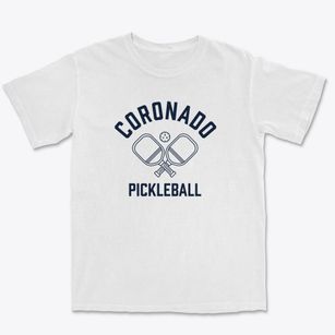 Coronado California Pickleball Premium Heavyweight T-shirt
