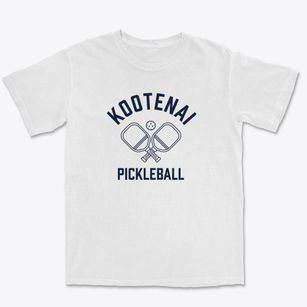 Kootenai Idaho Pickleball Premium Heavyweight T-shirt