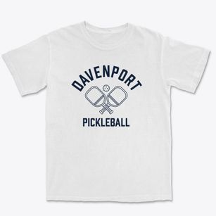 Davenport California Pickleball Premium Heavyweight T-shirt
