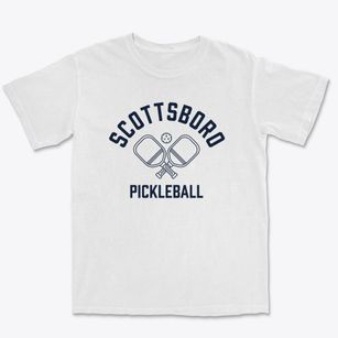 Scottsboro Alabama Pickleball Premium Heavyweight T-shirt