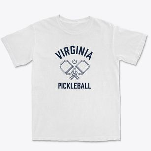 Virginia Nebraska Pickleball Premium Heavyweight T-shirt