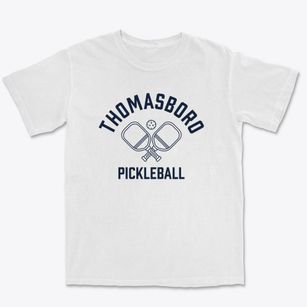 Thomasboro North Carolina Pickleball Premium Heavyweight T-shirt