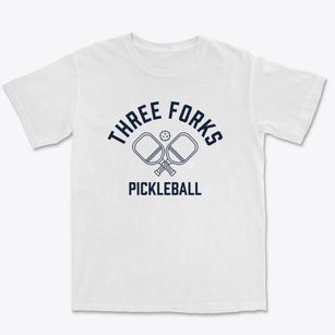 Three Forks North Carolina Pickleball Premium Heavyweight T-shirt