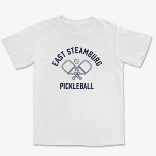 East Steamburg New York Pickleball Premium Heavyweight T-shirt