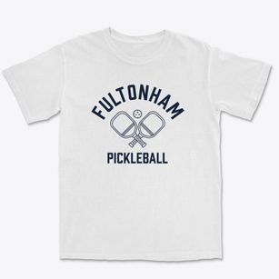 Fultonham New York Pickleball Premium Heavyweight T-shirt