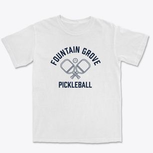 Fountain Grove Missouri Pickleball Premium Heavyweight T-shirt