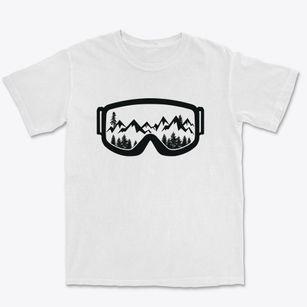   Snow Goggles Premium Heavyweight T-shirt