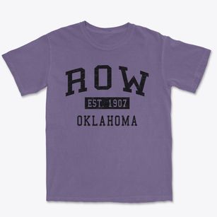 Row Oklahoma Classic Established Premium Heavyweight T-shirt